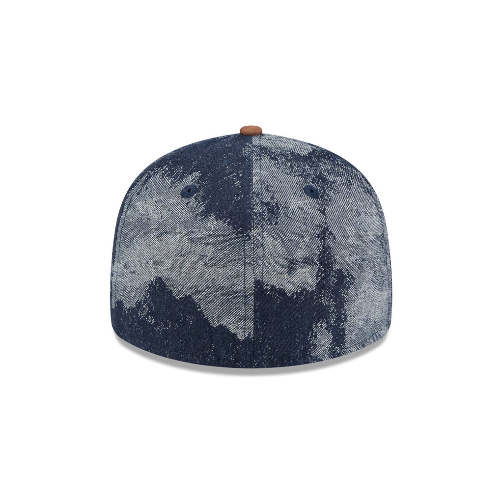 New Era Cap Bronze Tier Distressed Denim 59FIFTY Fitted Hat