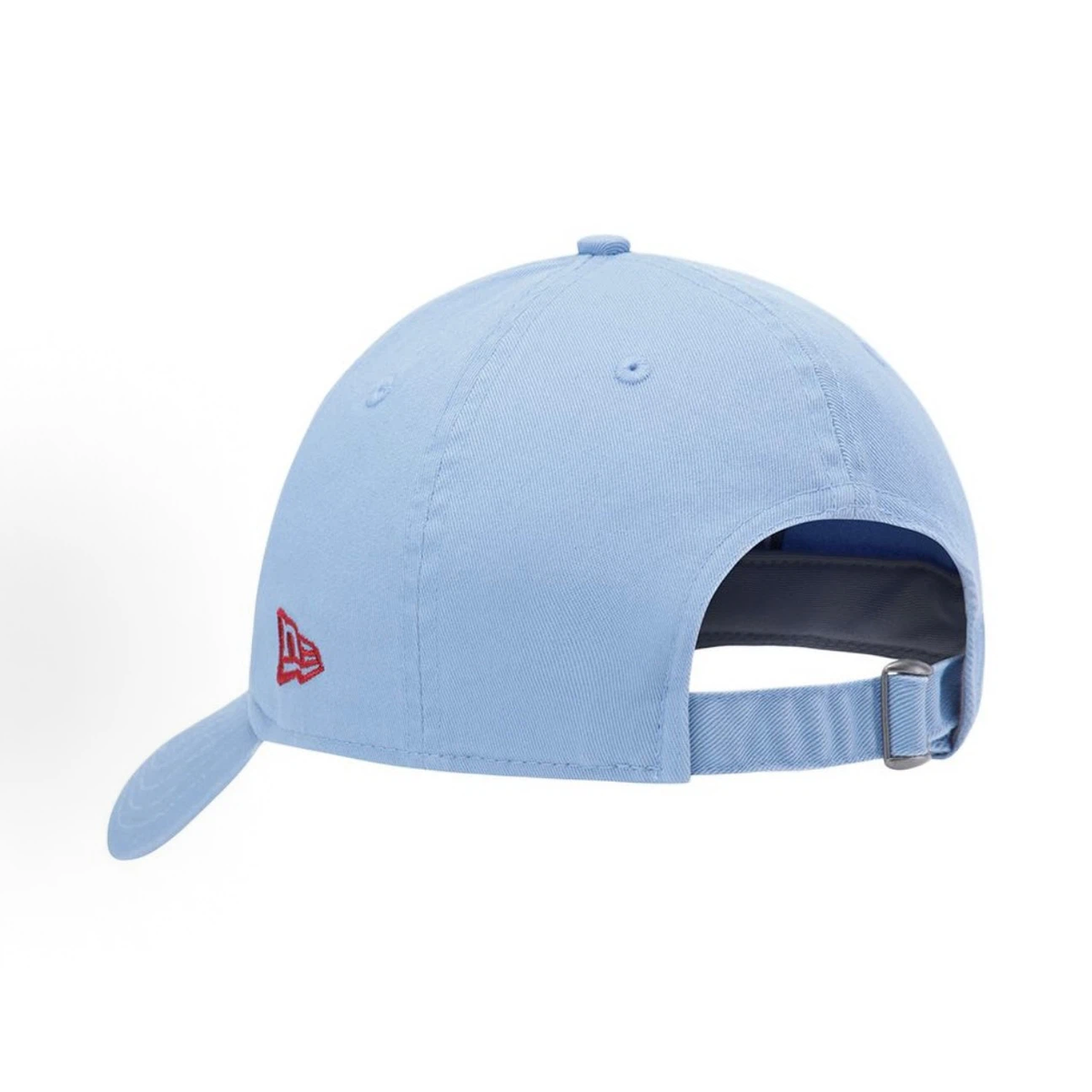 Light Blue Vintage Address Embroidered Dad Hat, Unstructured Soft Crown Curved Brim Adjustable Baseball Cap for Men Women
