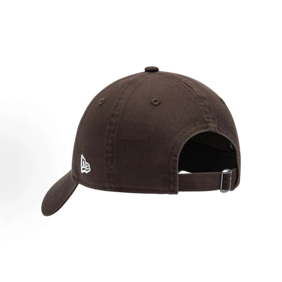 Brown Vintage Address Embroidered Dad Hat, Unstructured Soft Crown Curved Brim Adjustable Baseball Cap for Men Women